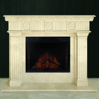 Биокамин в мраморном портале Firezo Vello d’oro, стандарт