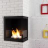 Встроенный биокамин Lux Fire Угловой 690 S (левый угол) фото 7