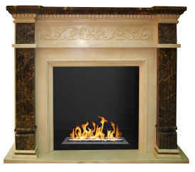 Биокамин Victoria мрамор